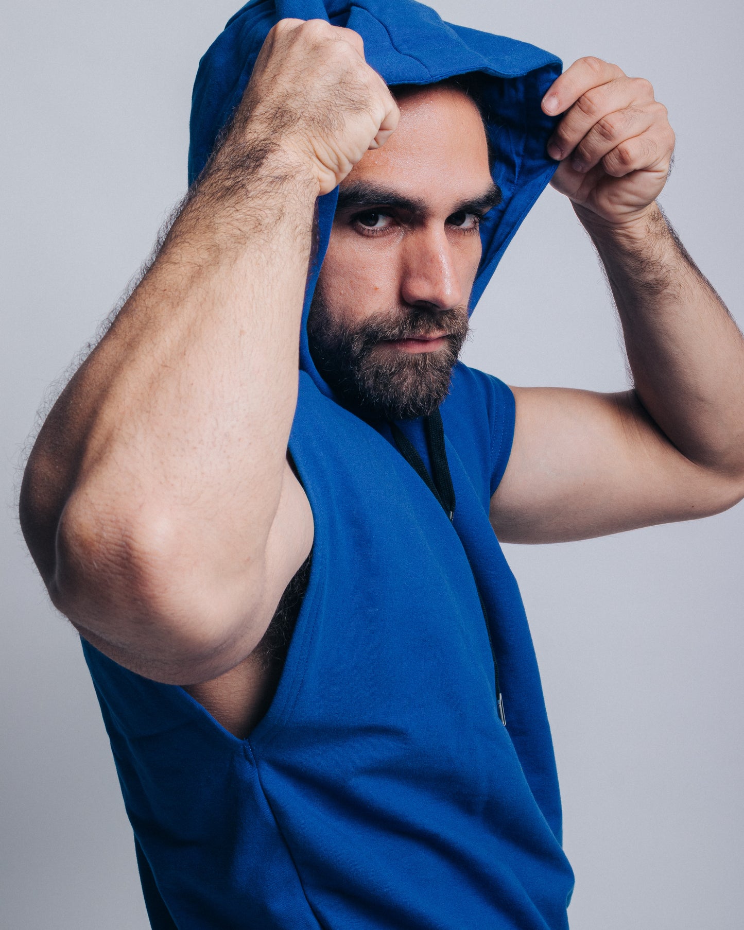MUSCLE HOOD - BLUE