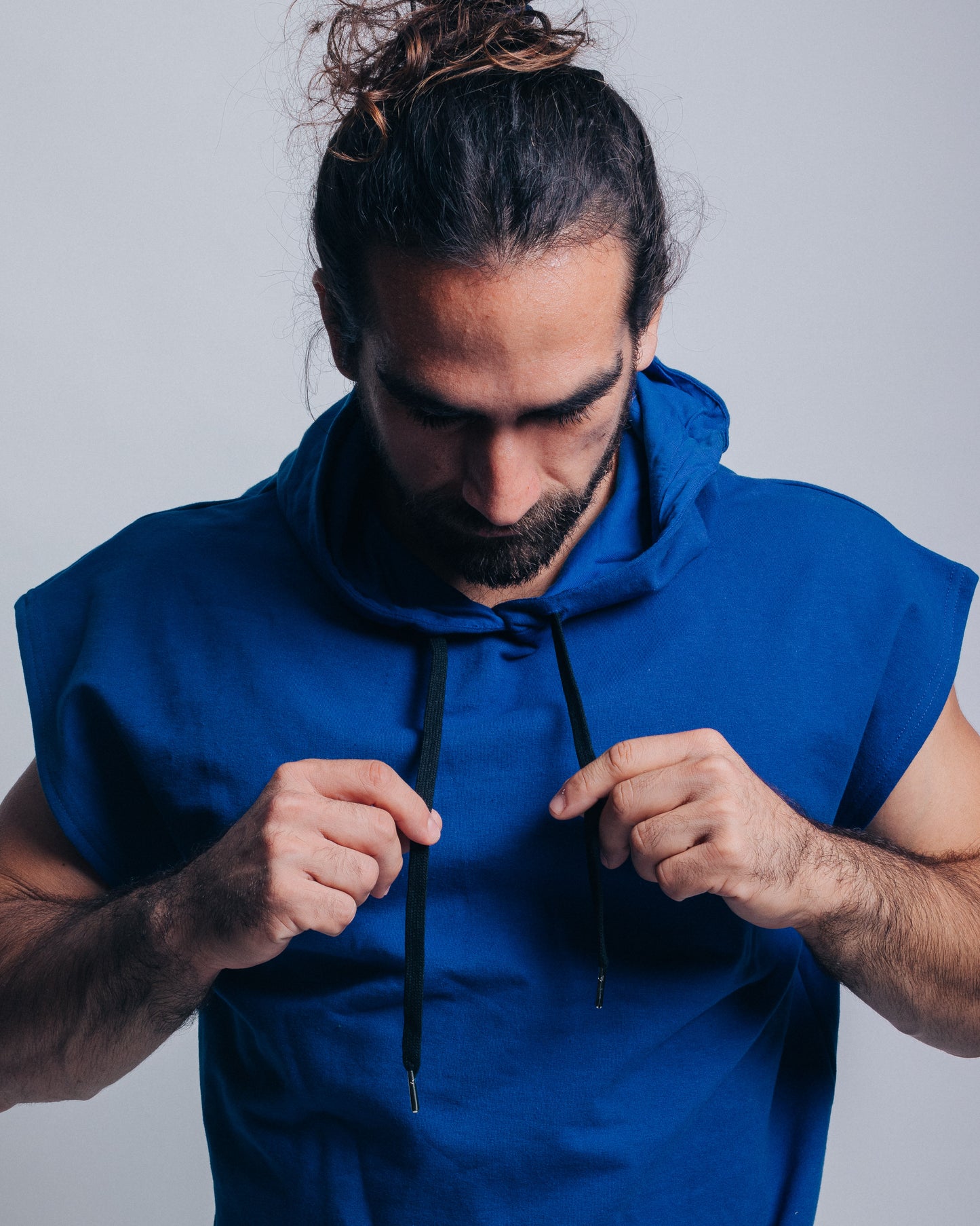 MUSCLE HOOD - BLUE