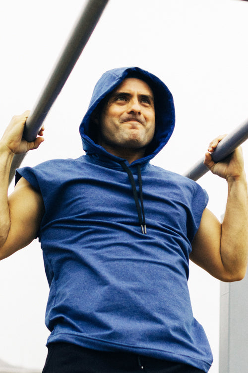 MUSCLE HOOD - BLUE