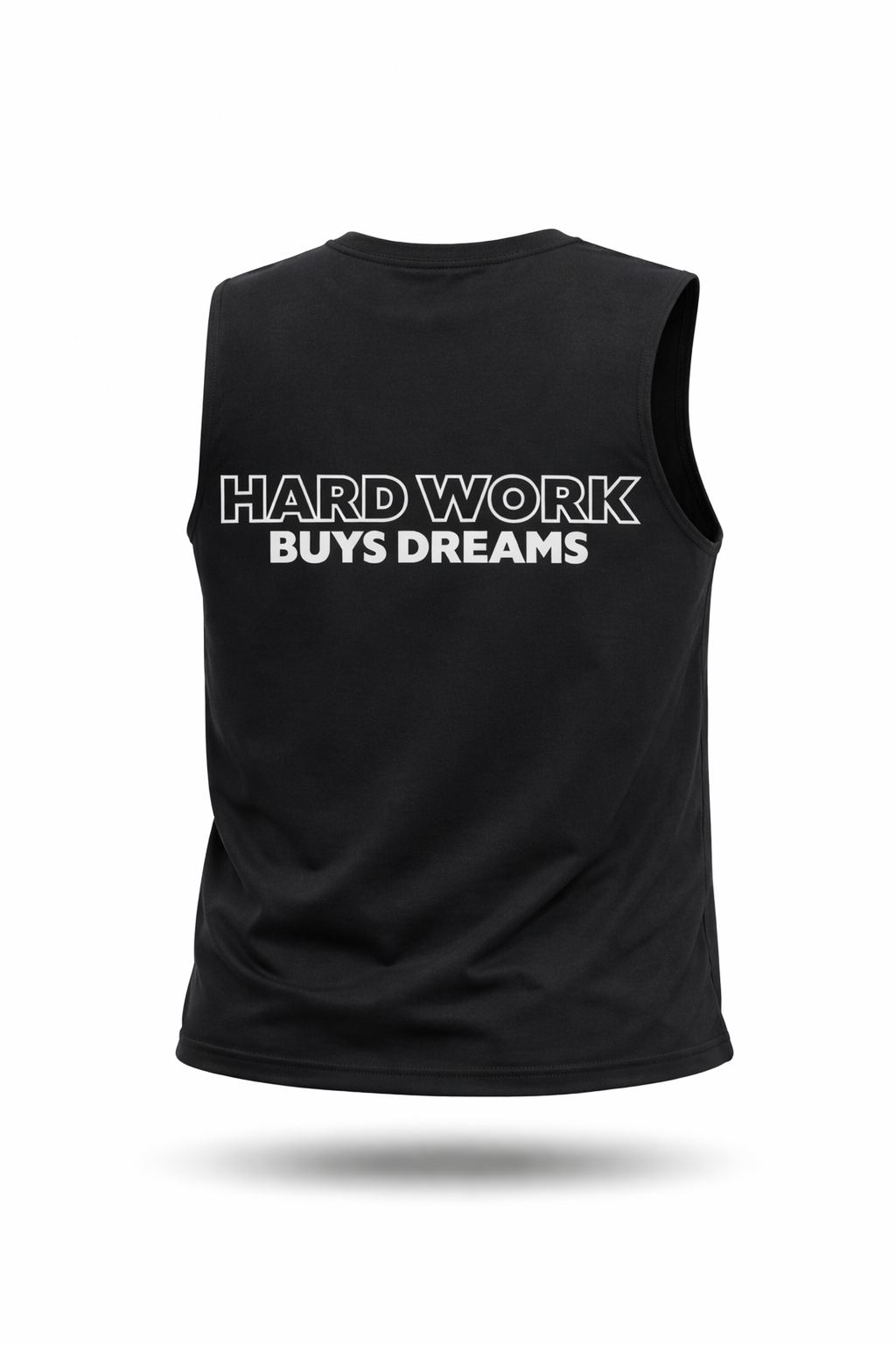 MANGA 0 diseño Hard Work Buys Dreams en negro