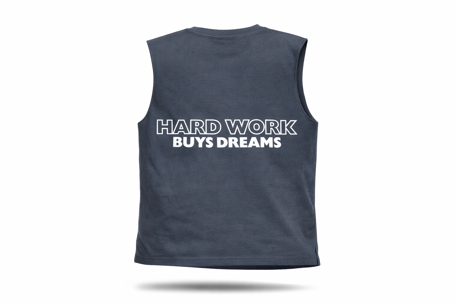 MANGA 0 diseño Hard Work Buys Dreams en gris