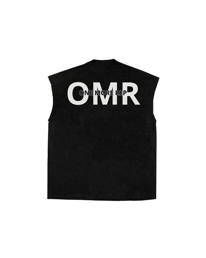 MANGA 0 diseño OMR One More Rep en negro